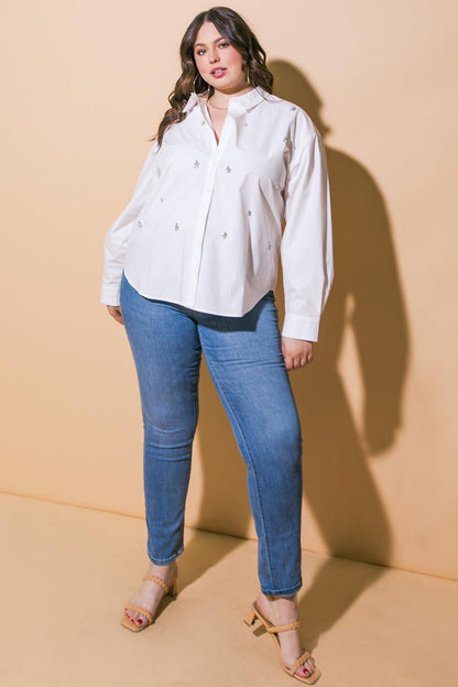 Hit or Miss Poplin Shirt