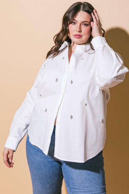 Hit or Miss Poplin Shirt