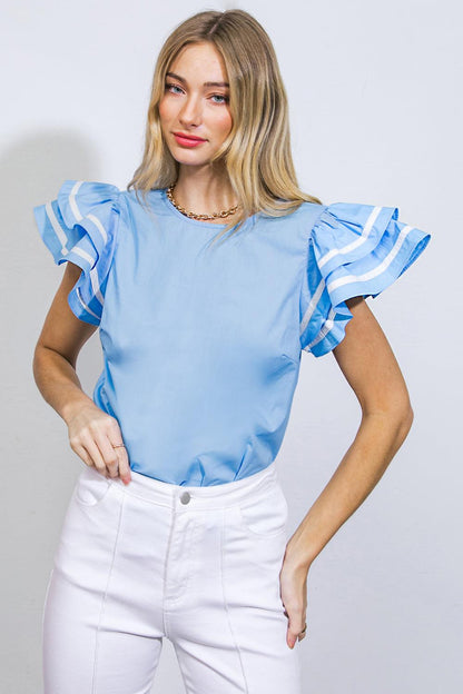 Nice as Can Be Woven Top