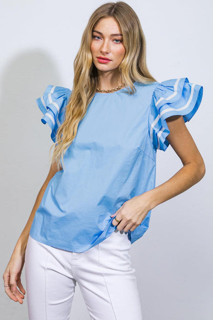 Nice as Can Be Woven Top