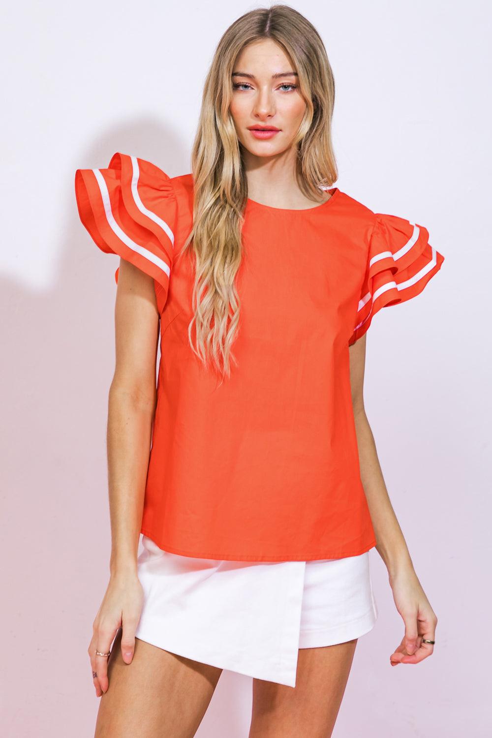 Nice as Can Be Woven Top