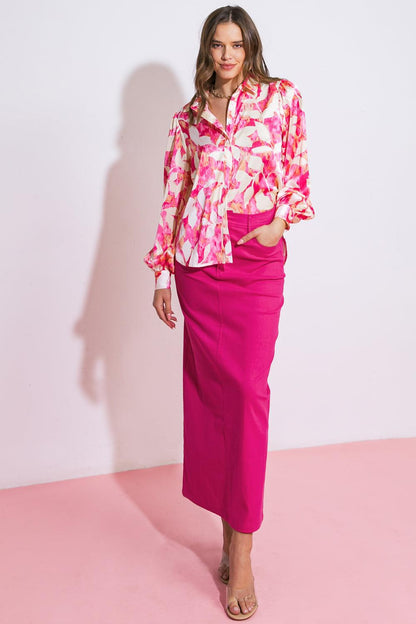 Coming to My Senses Woven Top