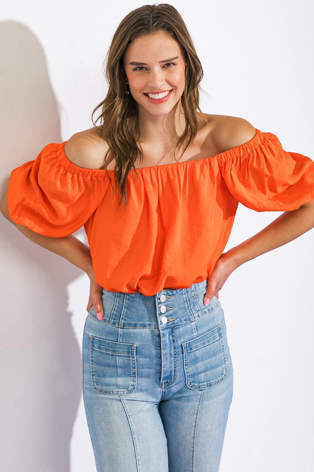 Call to Action Woven Top