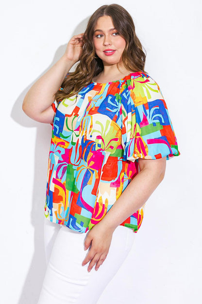 Graceful Beauty Woven Top