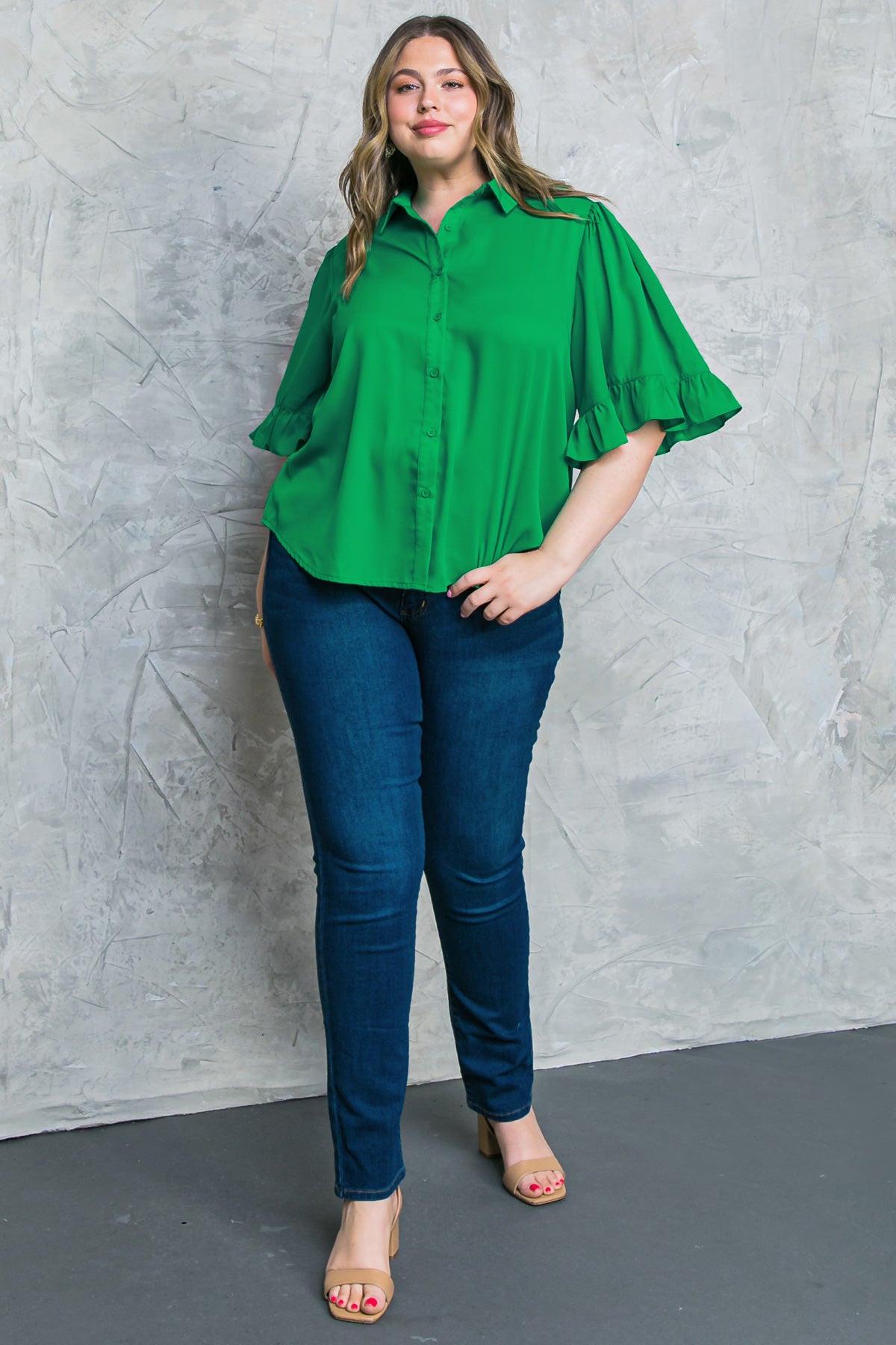 Back to Business Woven Top