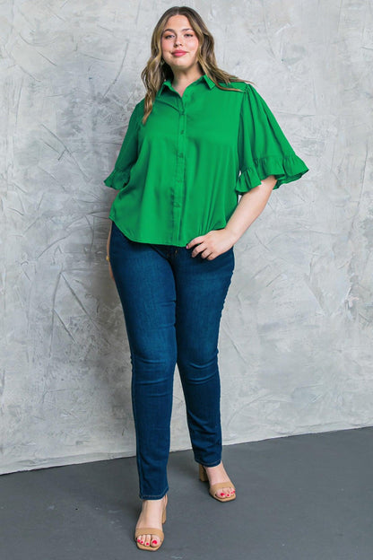 Back to Business Woven Top