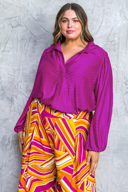 Regal Romance Woven Top