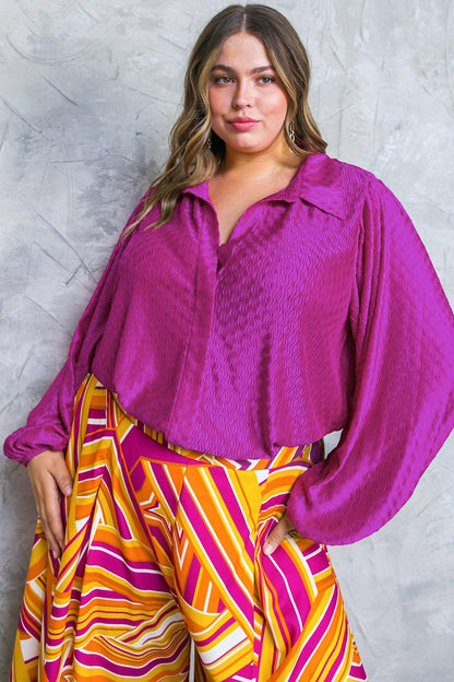 Regal Romance Woven Top