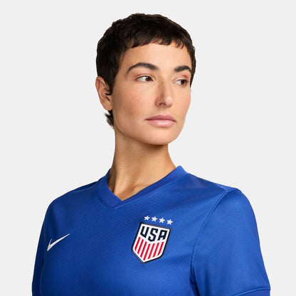 Nike Women's Uswnt 2024 Stadium Away Soccer Dri-Fit Stars Patch Replica Jersey