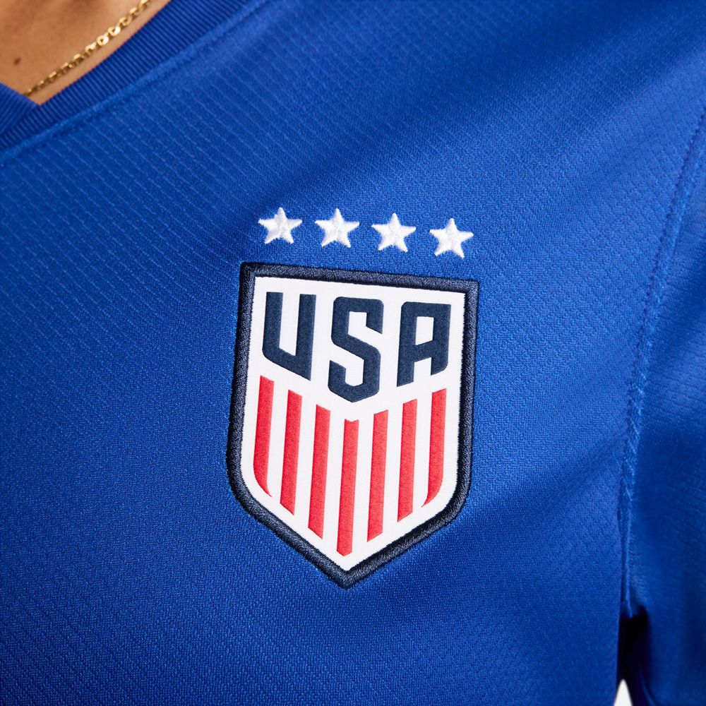 Nike Women's Uswnt 2024 Stadium Away Soccer Dri-Fit Stars Patch Replica Jersey