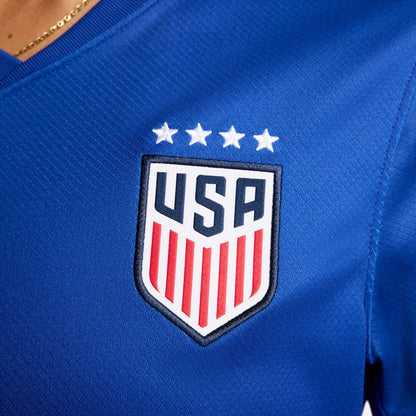 Nike Women's Uswnt 2024 Stadium Away Soccer Dri-Fit Stars Patch Replica Jersey