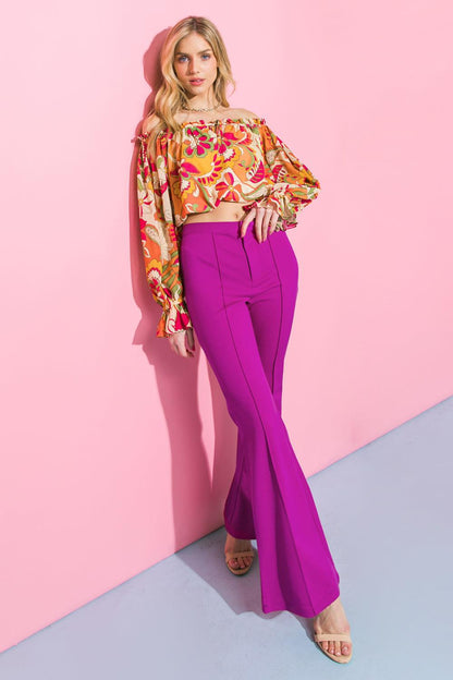 Depths of Beauty Flare Pants
