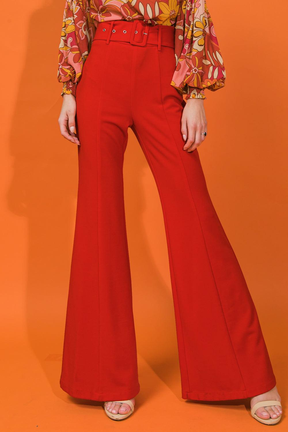 Countdown the Hours Woven Flared Pants