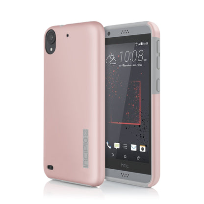 Incipio Dualpro Dual Layer Case for Htc Desire 530 Rose Gold/Gray Ht-434-Rggy-V
