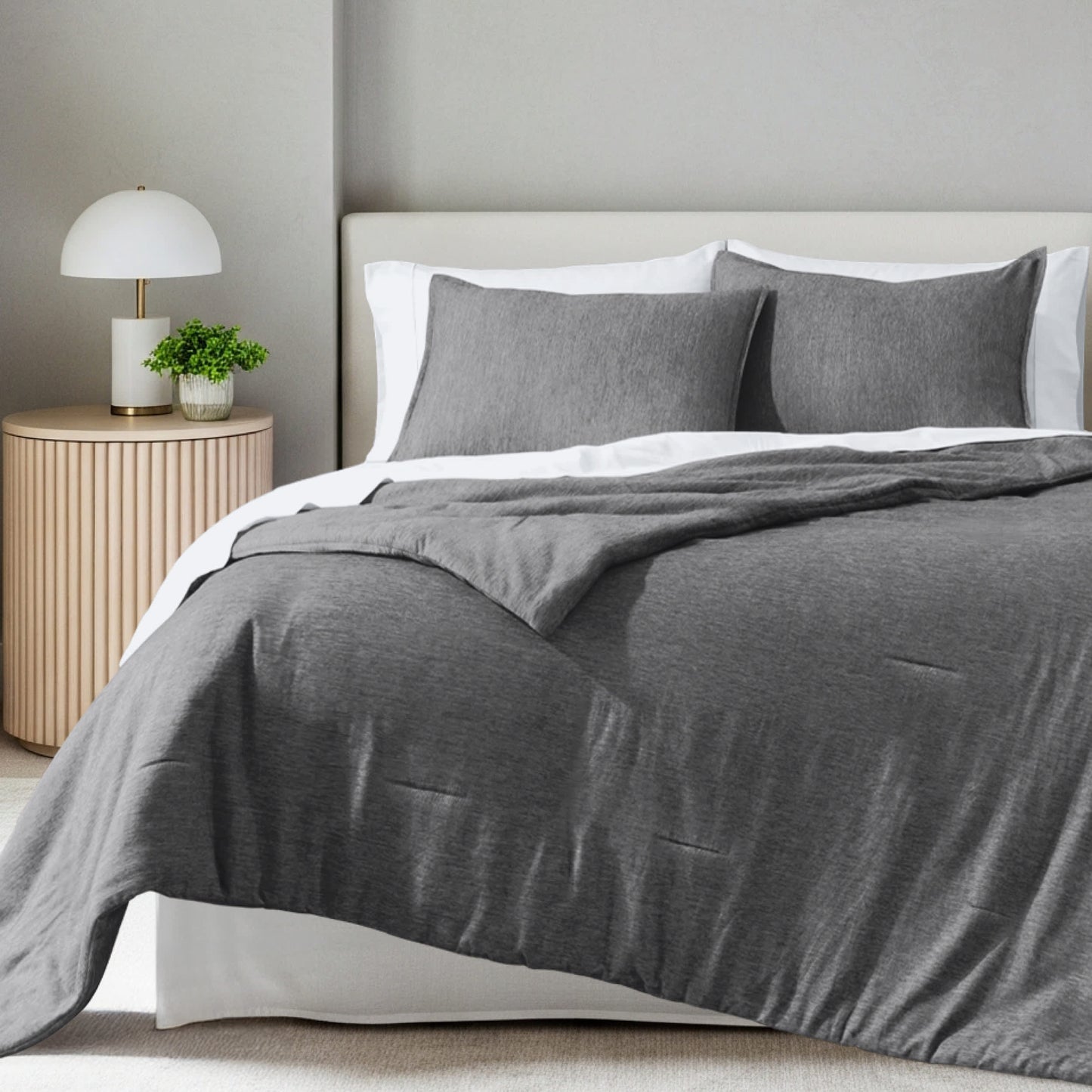 Heathered Grey-