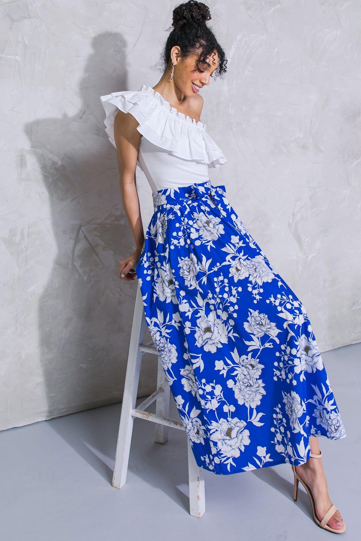Perpect Paradise Poplin Skirt