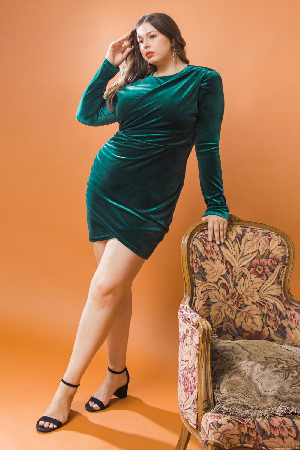 I'm Enchanted Velvet Mini Dress