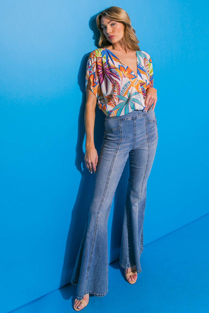 Take Notes Woven Bodysuit