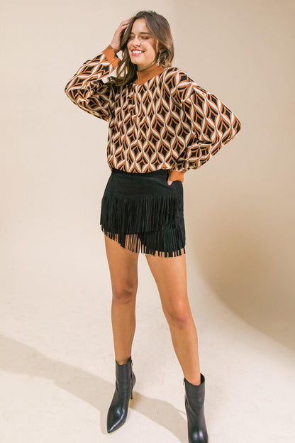 Make Some Plans Suede Skort