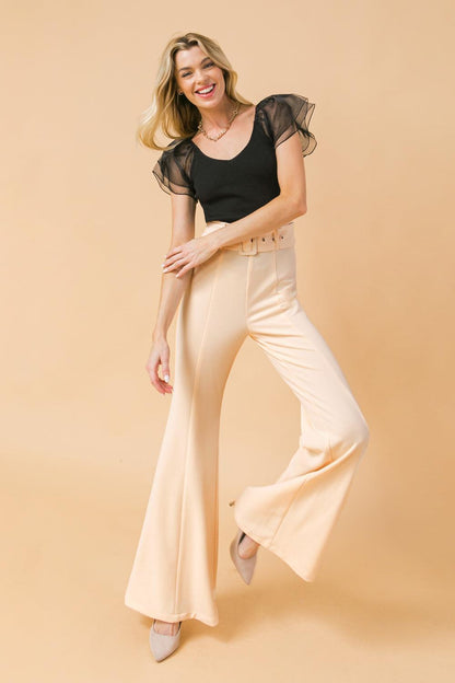 Countdown the Hours Woven Flared Pants