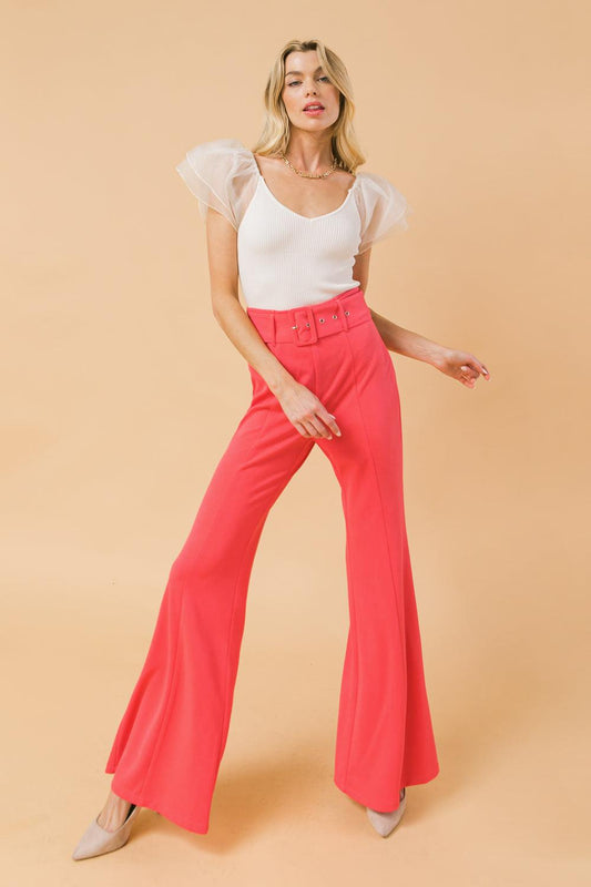 Countdown the Hours Woven Flared Pants