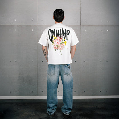 Common Hype Bouquet Tee White