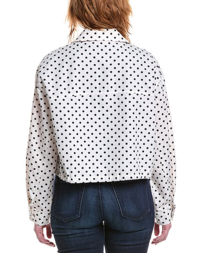WTE/BLK POLKA-