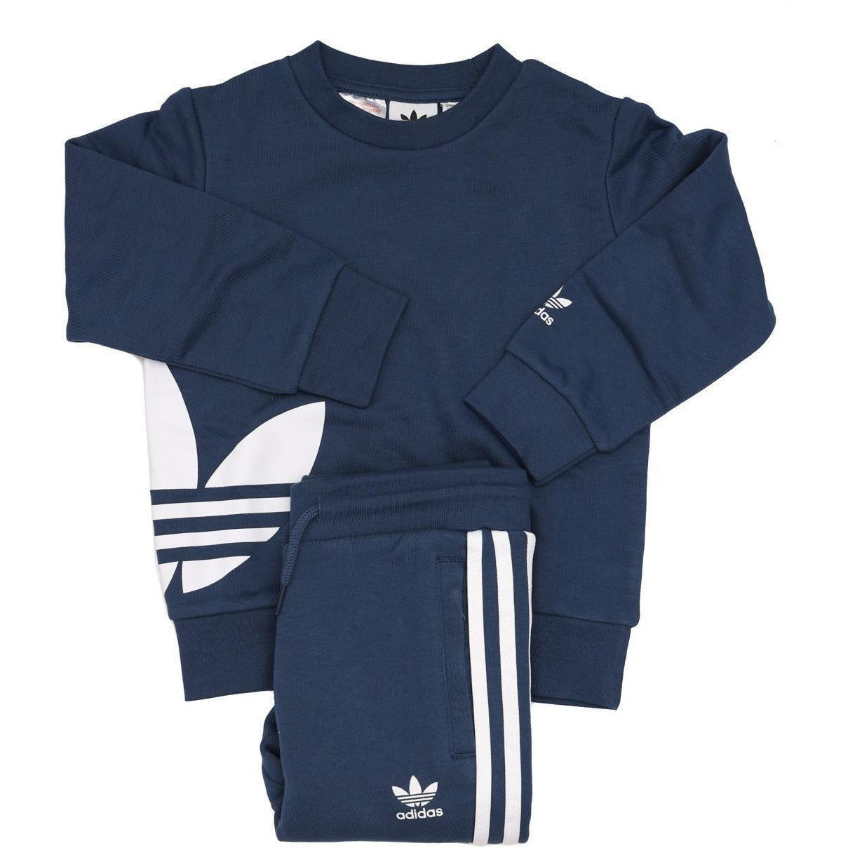 adidas Youth Originals Big Trefoil Crew Set