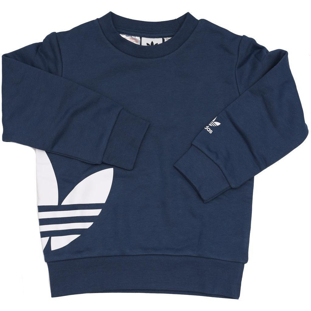 Youth adidas Originals Big Trefoil Crew Set