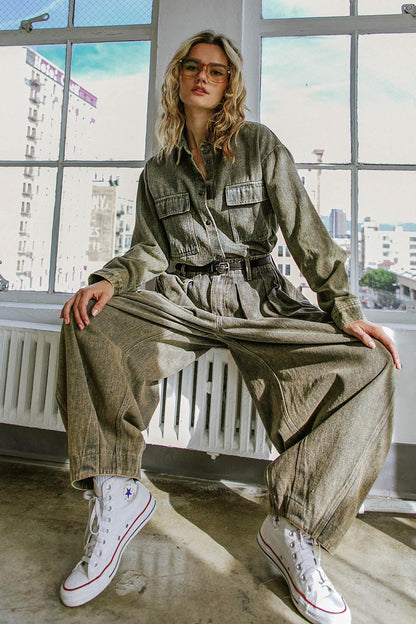 Stuck in Your Ways Denim Top