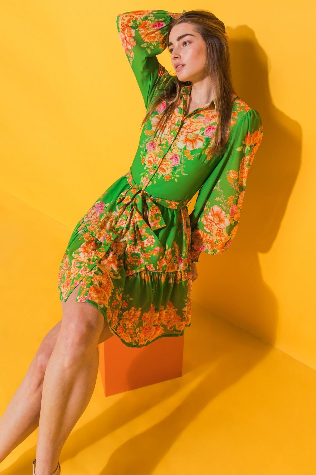 Furtherst Thing Woven Mini Dress