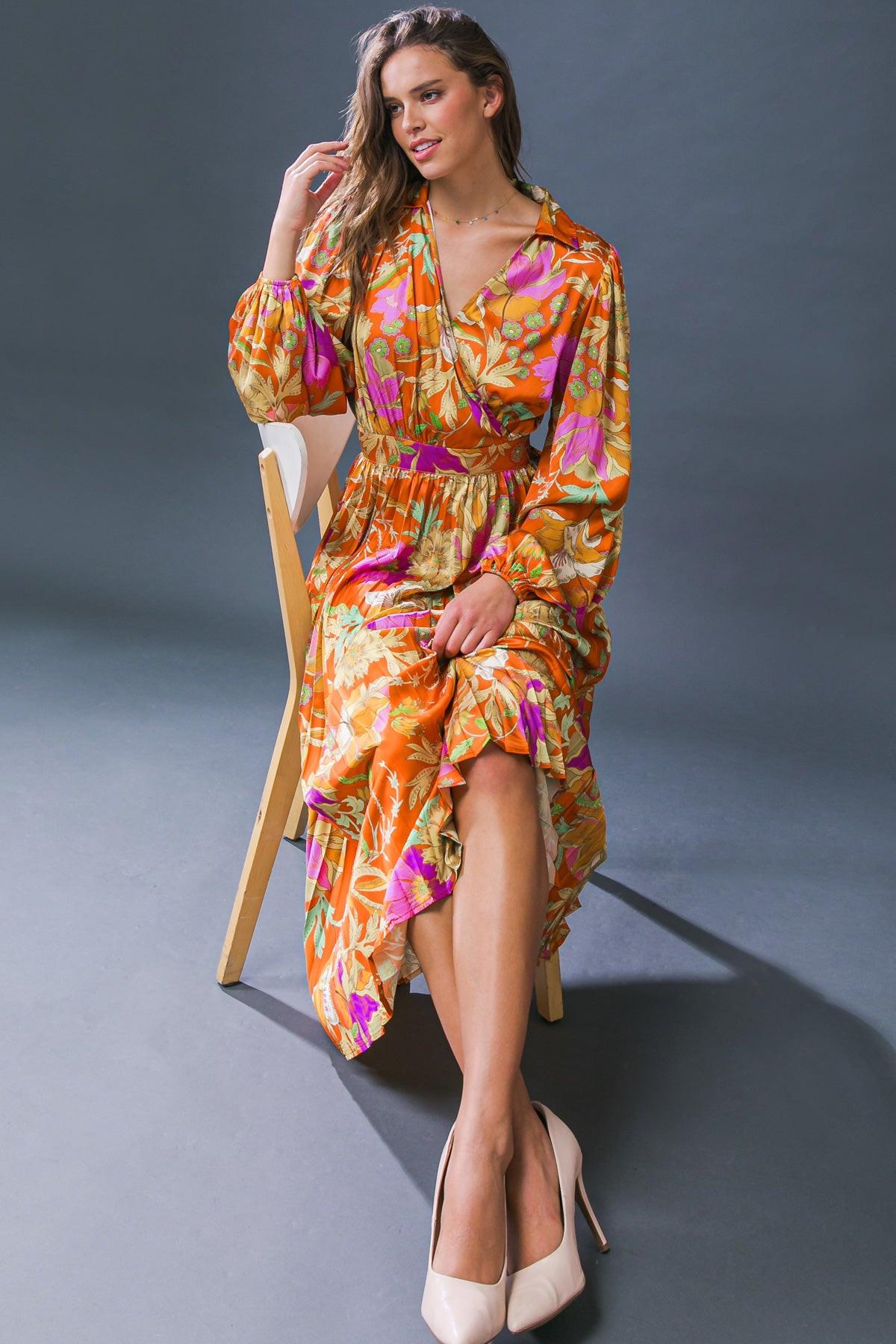 Keep Getting Better Woven Midi Dress