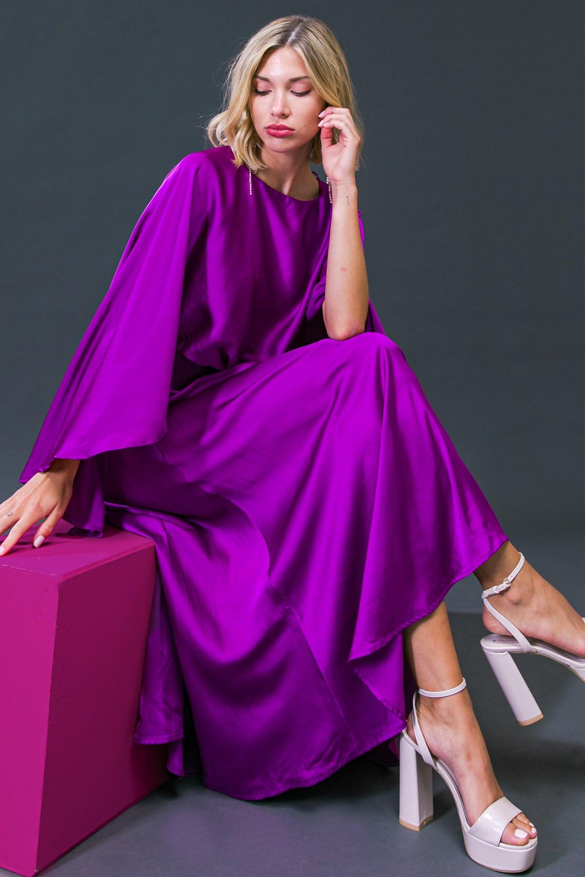 Caught Feelings Woven Midi Dress