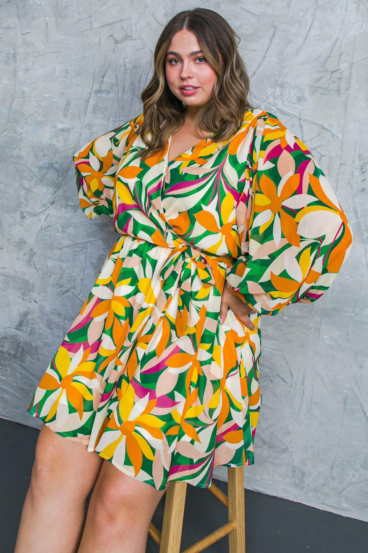 Daring Heart Woven Mini Dress