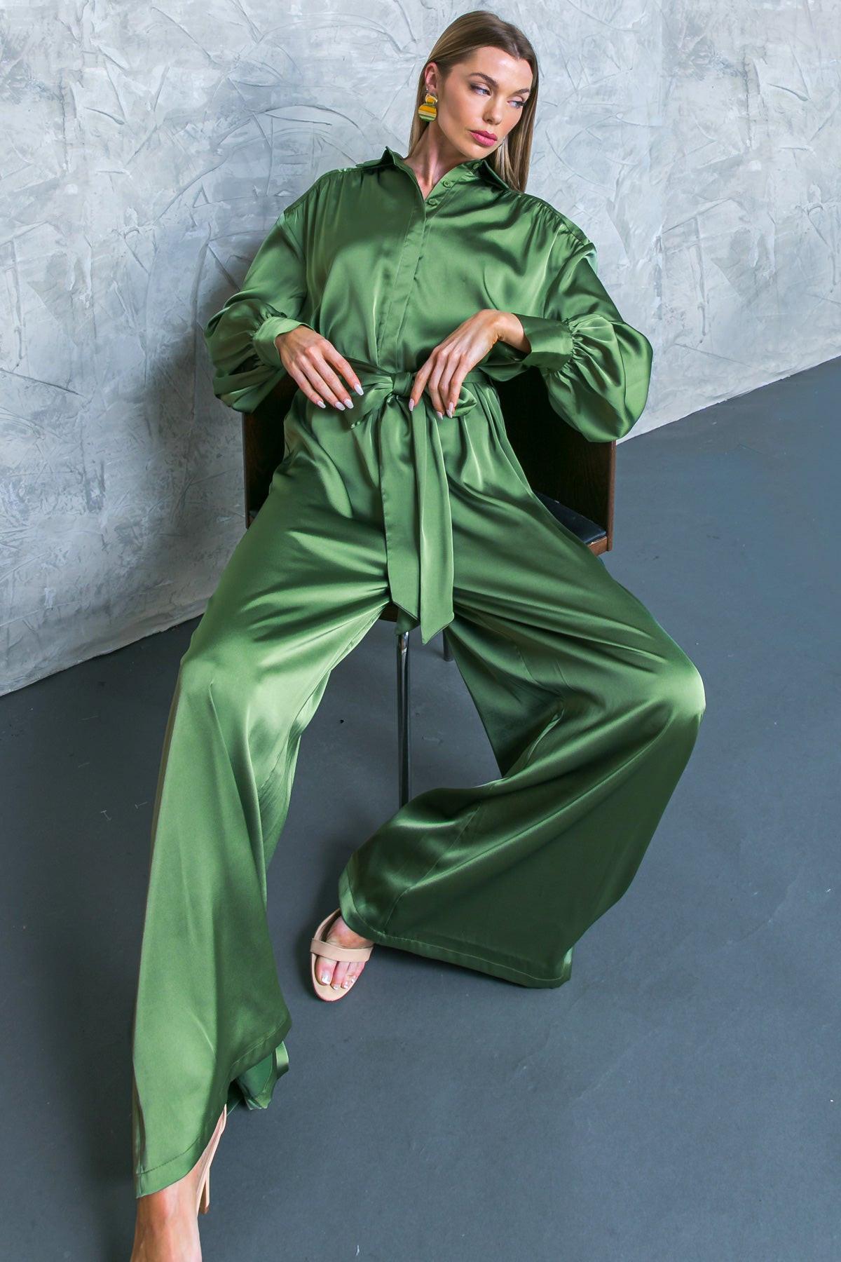 Like Fine Art Woven Jumpsuit