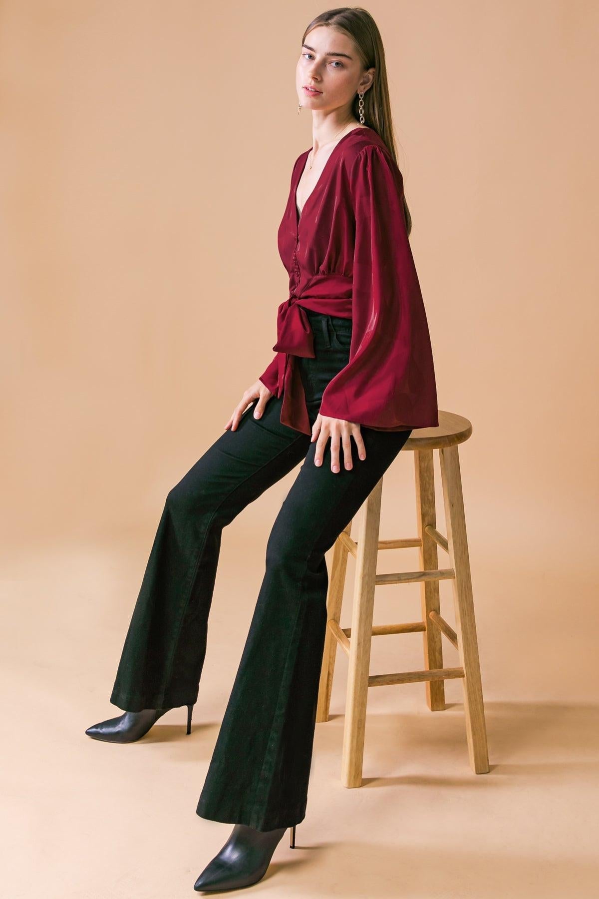 The Right Addition Woven Top