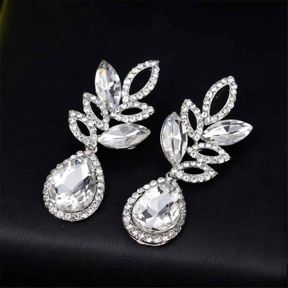 Cubic Zirconia & Crystal Marquise-Cut Botany Teardrop Earrings
