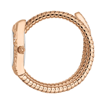 Just CAVALLI Women Watch, Rose Gold Color Case, Silver Dial, Rose Gold Color Metal Bracelet, 2 Hands, 3 Atm-4