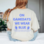 Ivory/Blue