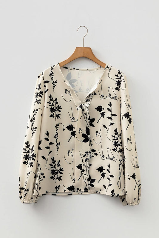 Threaded Pear Abigail Long Sleeve Blouse Long Sleeve Top