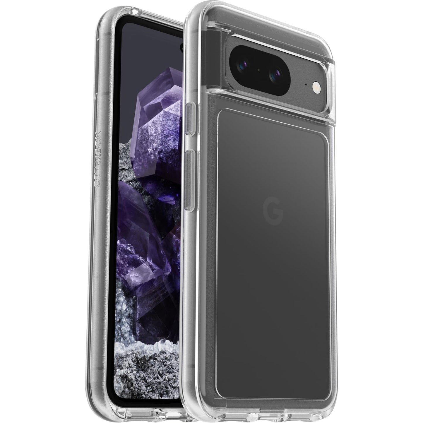 Otterbox Google Pixel 8 Symmetry Series Clear Case - Clear, Ultra-Sleek, Wireless Charging Compatible, Raised Edges Protect Camera & Screen