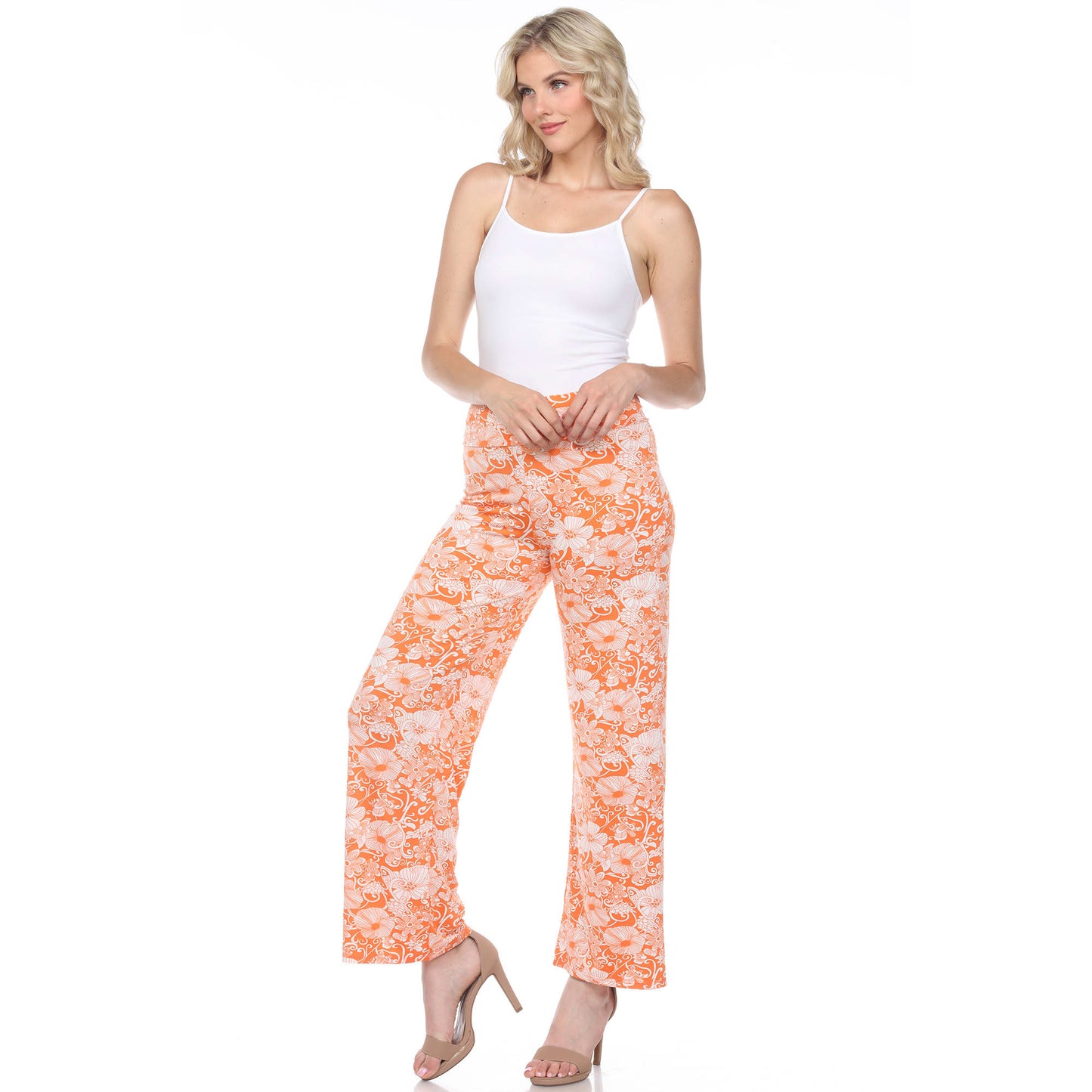 Orange Floral-