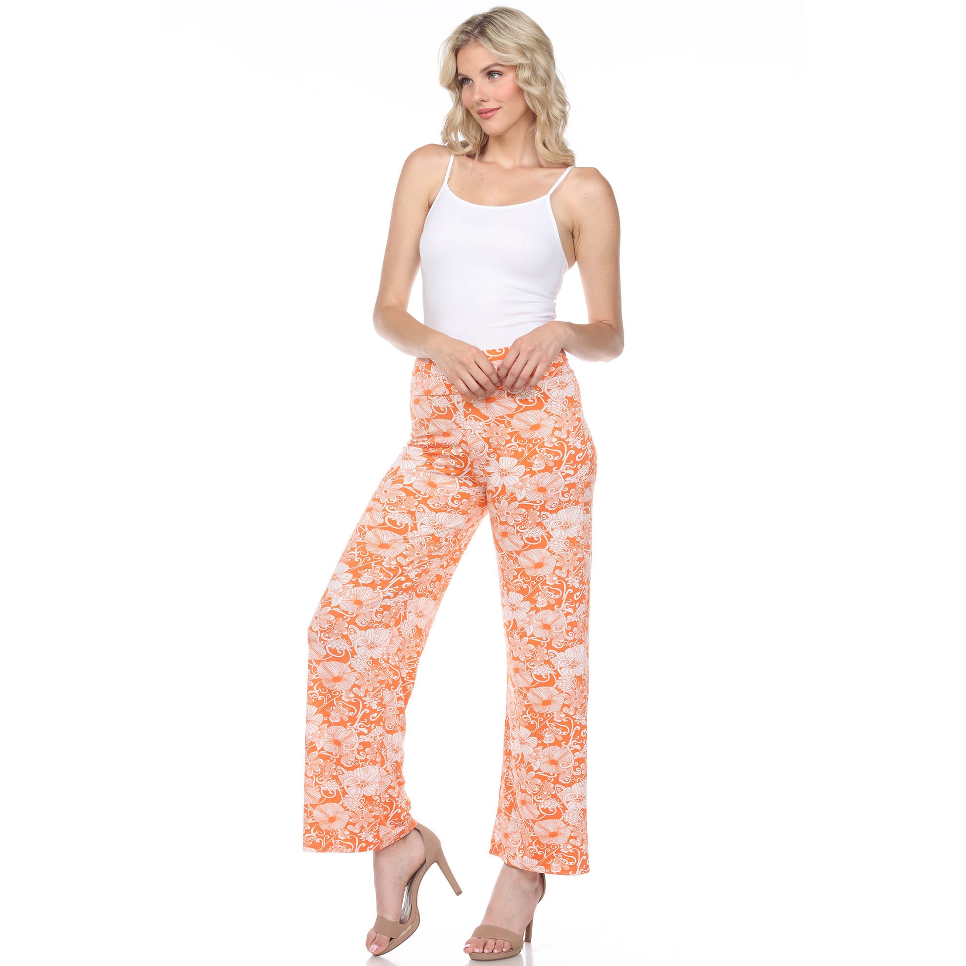 Orange Floral-