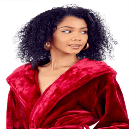 Women’s Plush Hooded Robe - Spa-Worthy Comfort at Home