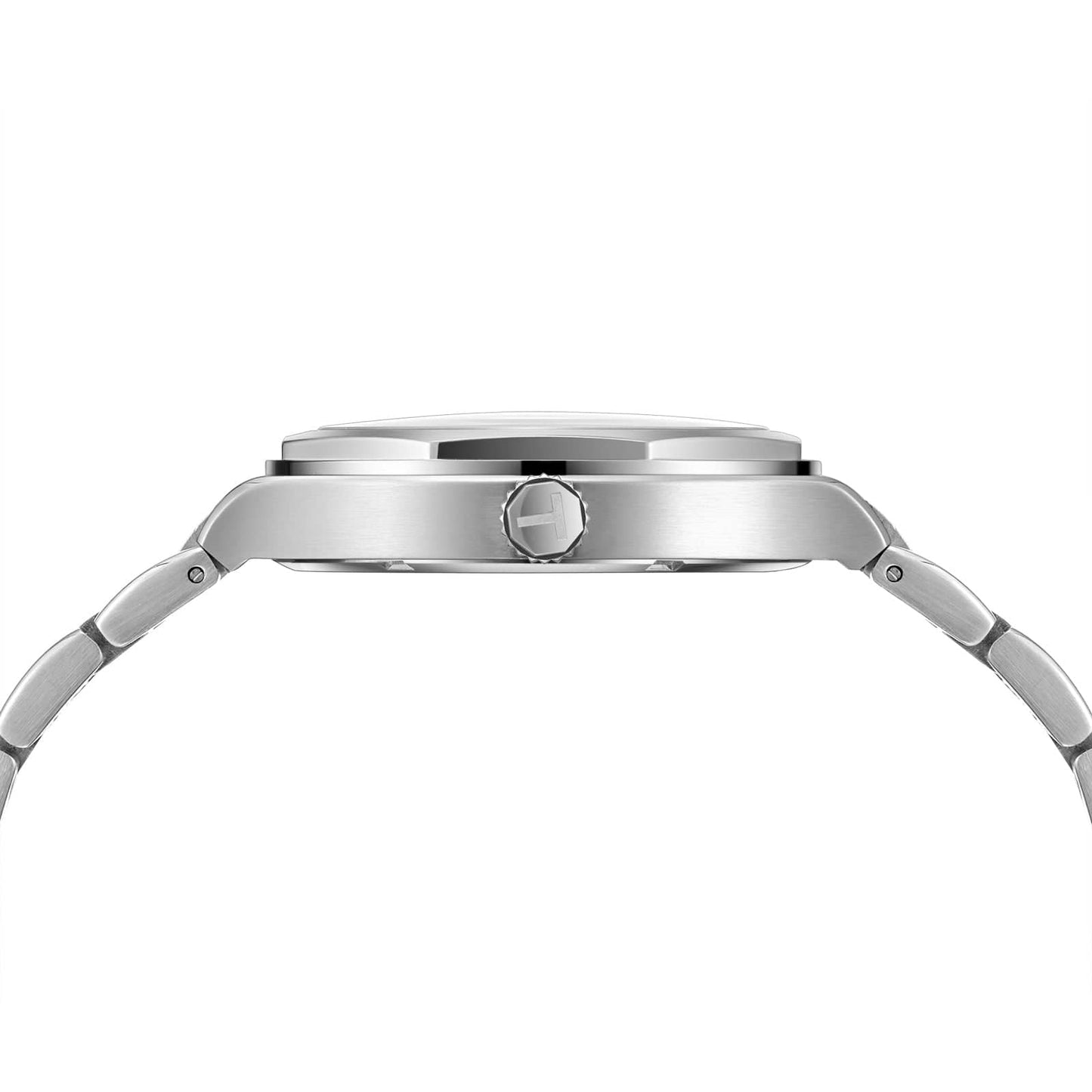 Silver Tone Light Blue-