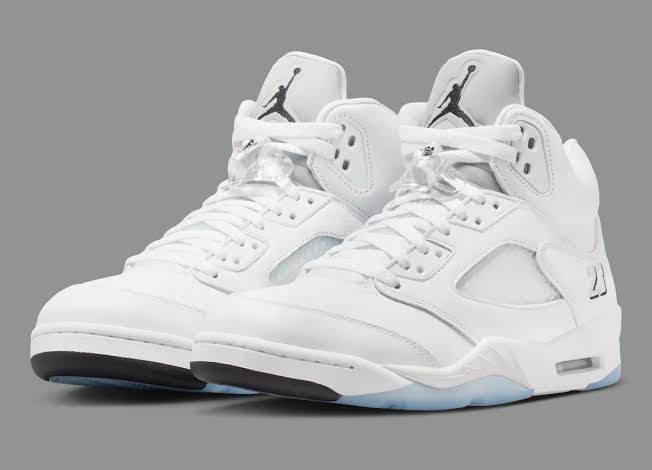 Men's Air Jordan 5 Retro - White Metallic (2026)
