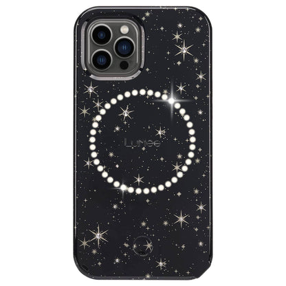 Lumee - Halo - Lighted Selfie Case for Iphone 13 Pro Max - Built-In Adjustable Led Lighting - 6.7 Inch - Stars & Gems