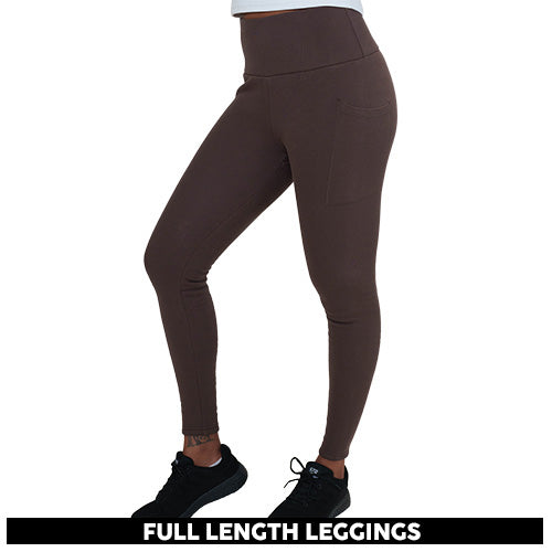 Constantly Varied Gear Fleece Lined Leggings - Chocolate