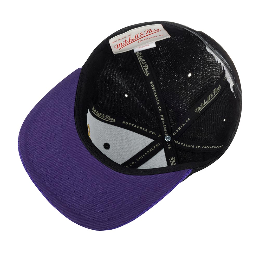 Men's Mitchell & Ness NBA Core Basic Snapback Lakers