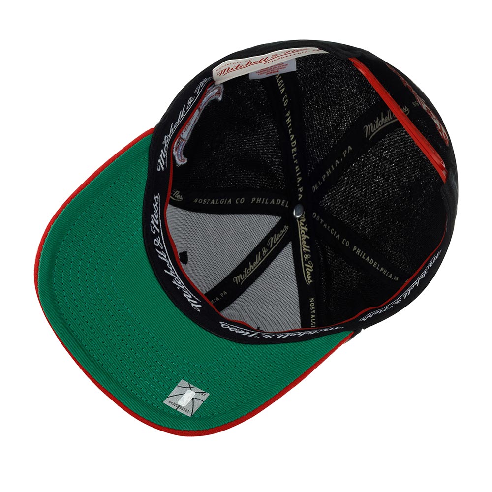 Mitchell & Ness Men's NBA Shredder Stretch Snapback Hwc Bulls Snapback Caps